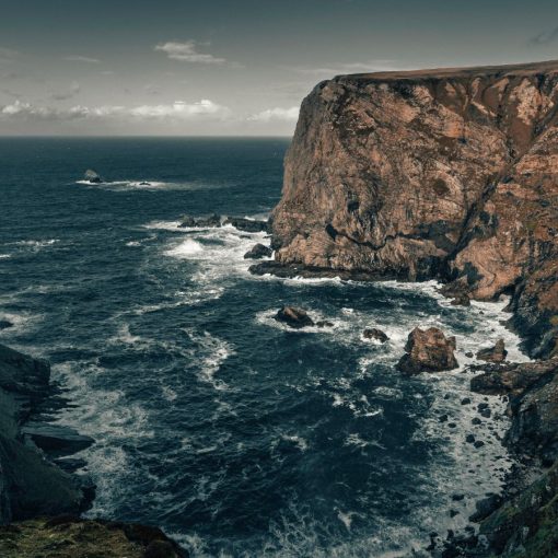 Acantilados de Castro Urdiales en Cantabria