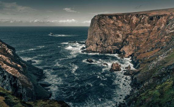 Acantilados de Castro Urdiales en Cantabria