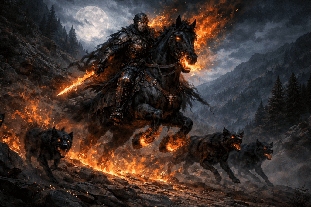 El caballero condenado de Ripollès (Girona)