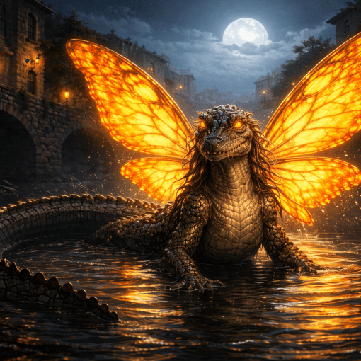 Descubre la leyenda de la monja-mariposa con cuerpo de cocodrilo