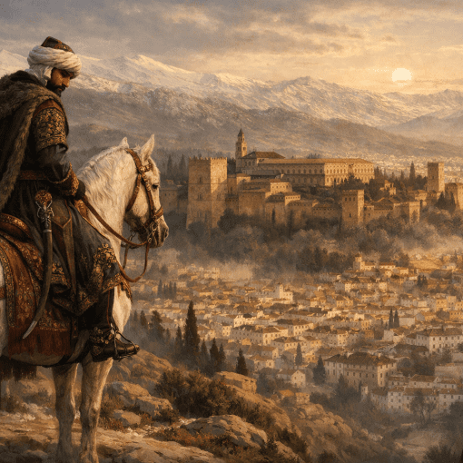 El último suspiro del Rey Chico, la despedida de Boabdil y la maldición de Aixa